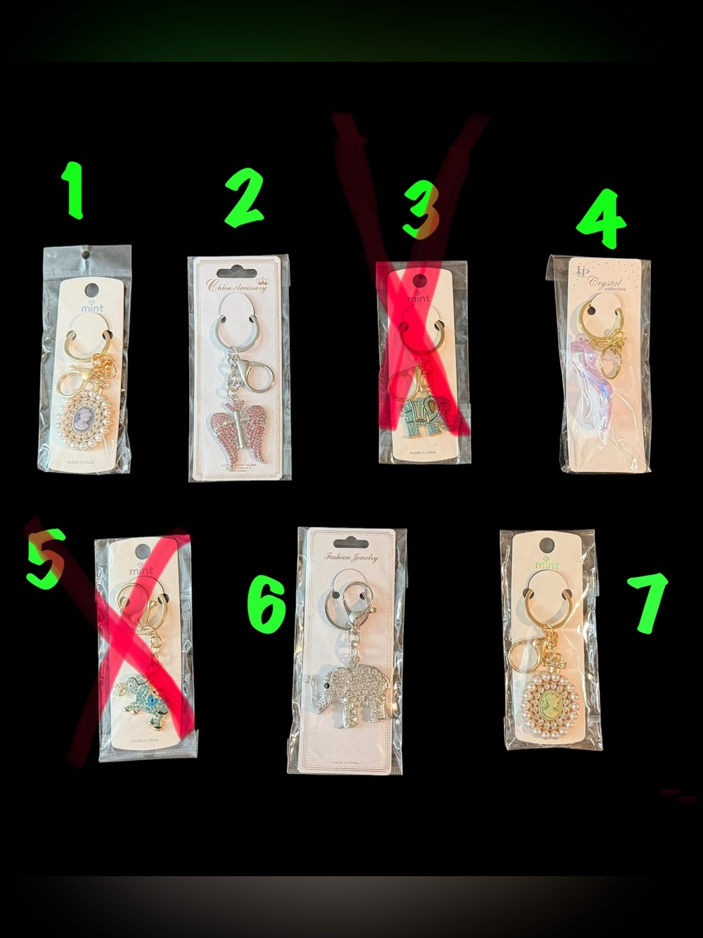 BUY NOW! YOU PICK! BEAUTIFUL BAG CHARMS/KEYCHAIN NWT